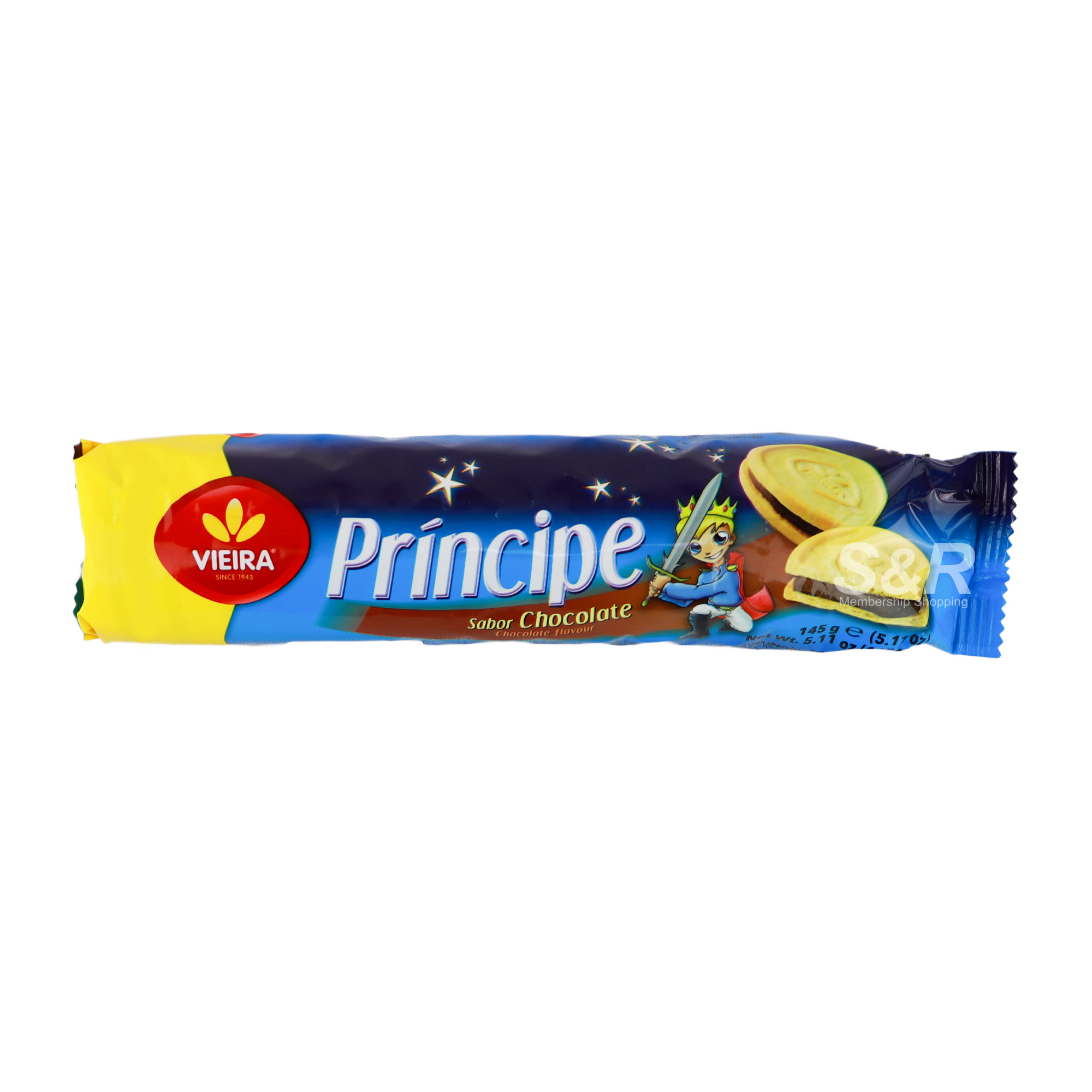 Vieira Principe Chocolate Flavor 145g Vieira Principe Chocolate Flavor 145g